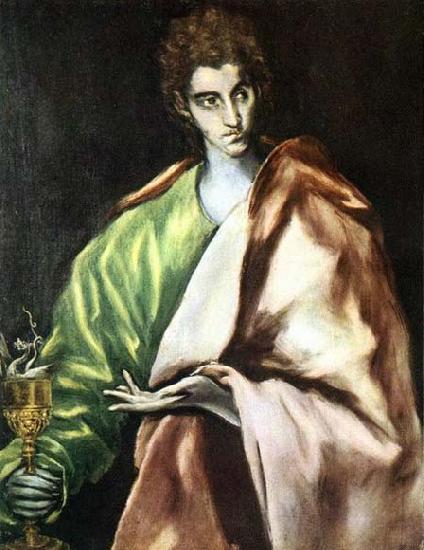 GRECO, El Apostle St John the Evangelist France oil painting art